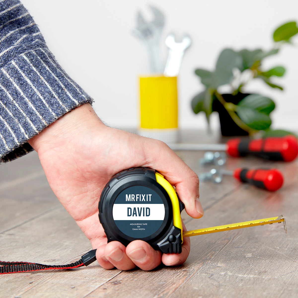 Personalised Mr Fix It Tape Measure