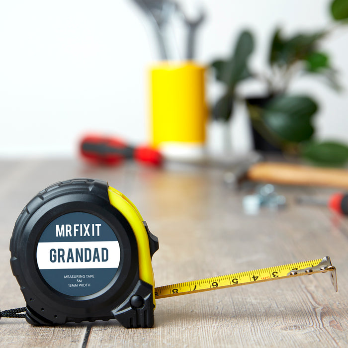 Personalised Mr Fix It Tape Measure