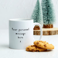 Part of set - Personalised Couples Christmas Penguin Mug Set