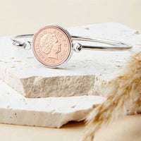 16th Birthday 2008 Penny Coin Bangle Bracelet