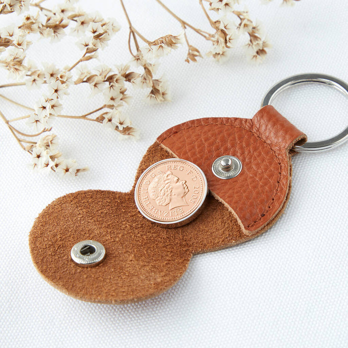 16th Birthday 2008 Penny Coin Keepsake Keyring