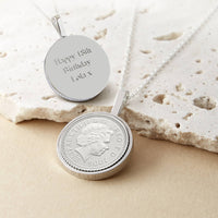 18th Birthday 2006 Or 2007 Five Pence 5p Coin Necklace Pendant