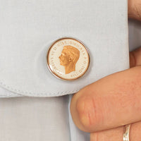 Farthing Enamel Coin Cufflinks