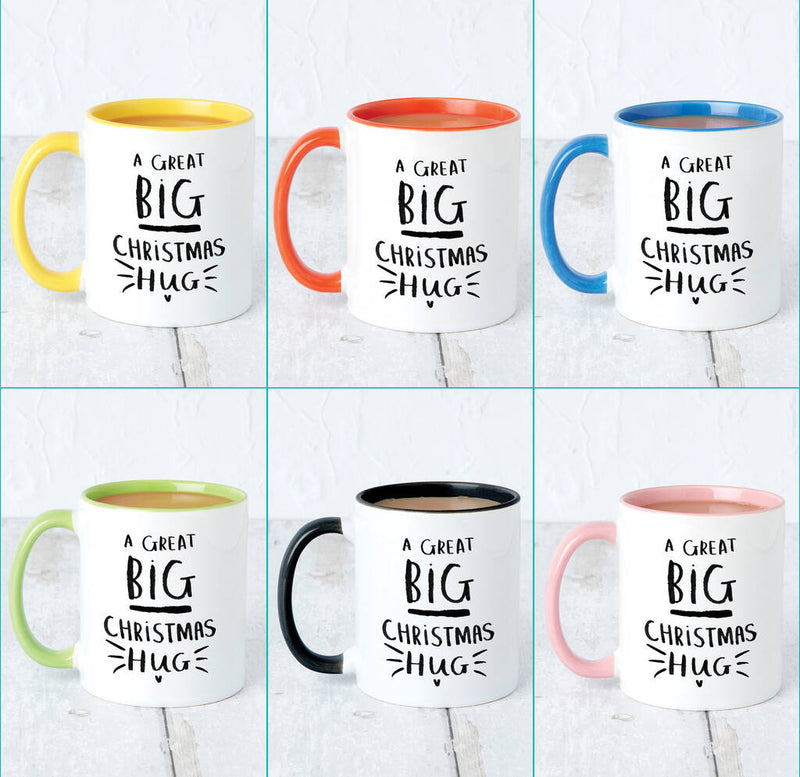 A great big Christmas hug' Mug and Sweet Set