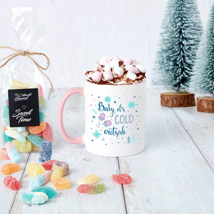 Baby It's Cold Outside Mug and Sweet Set