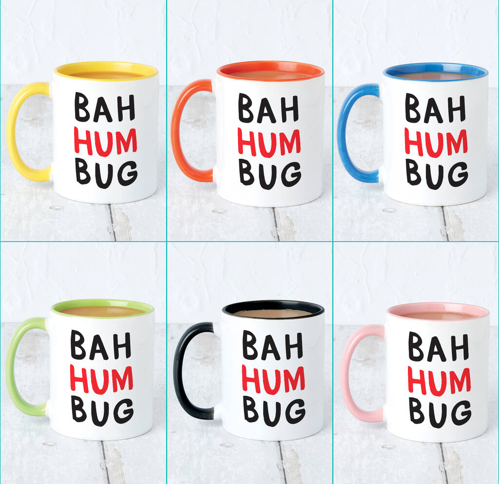 'Bah Humbug' Christmas mug and Sweet Set