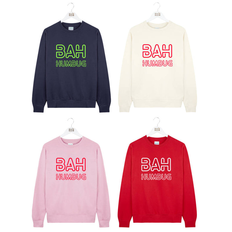 Bah Humbug Women's Christmas Jumper Sweatshirt