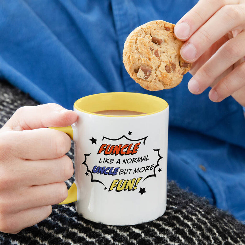 Funcle Like A Normal Uncle But More Fun Comic Mug