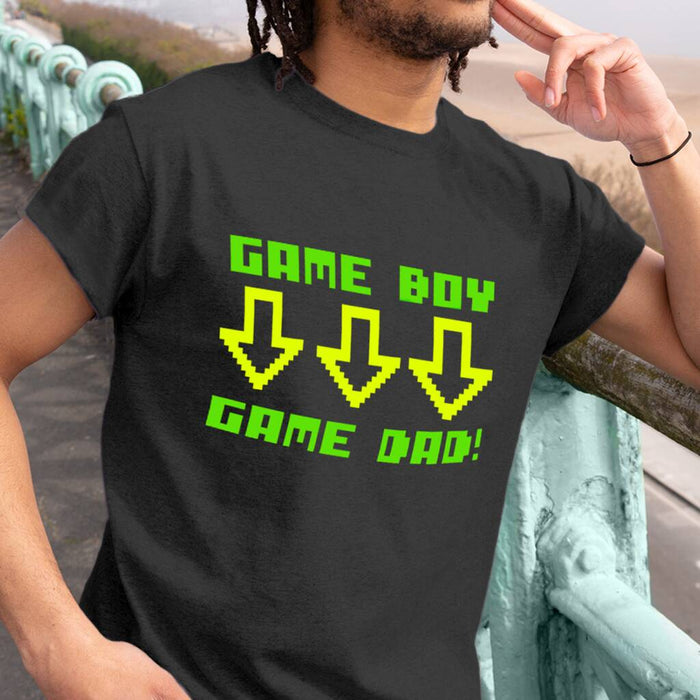 Game Boy To Game Dad Fathers Day T Shirt