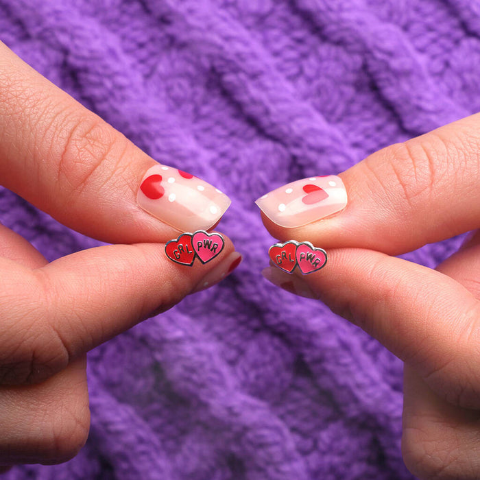 Girl Power Earrings Studs