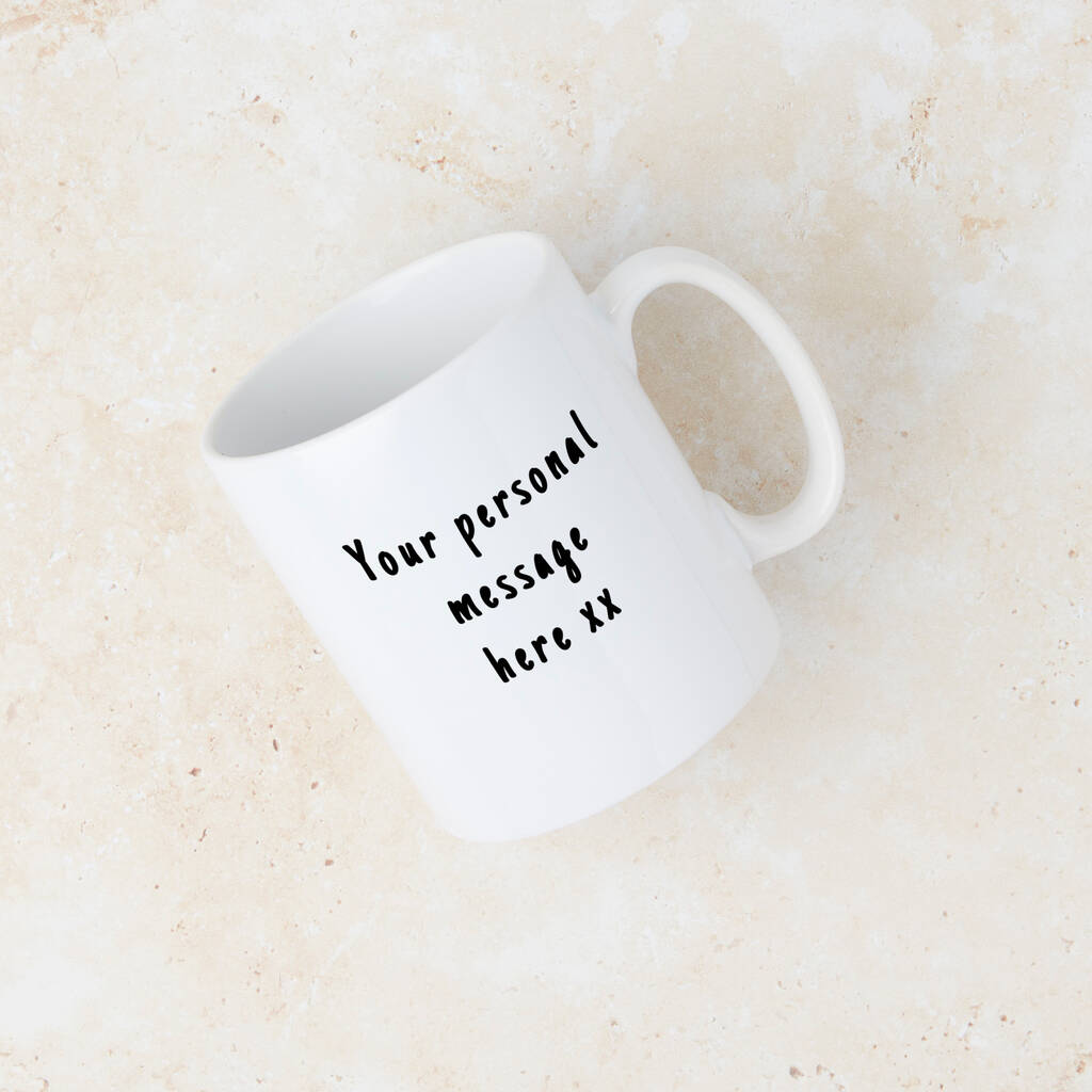 Personalised 'Go Ask Your Father' Orange Mug For Mum