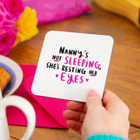 Grandma's Not Sleeping she's resting Her Eyes' Mug