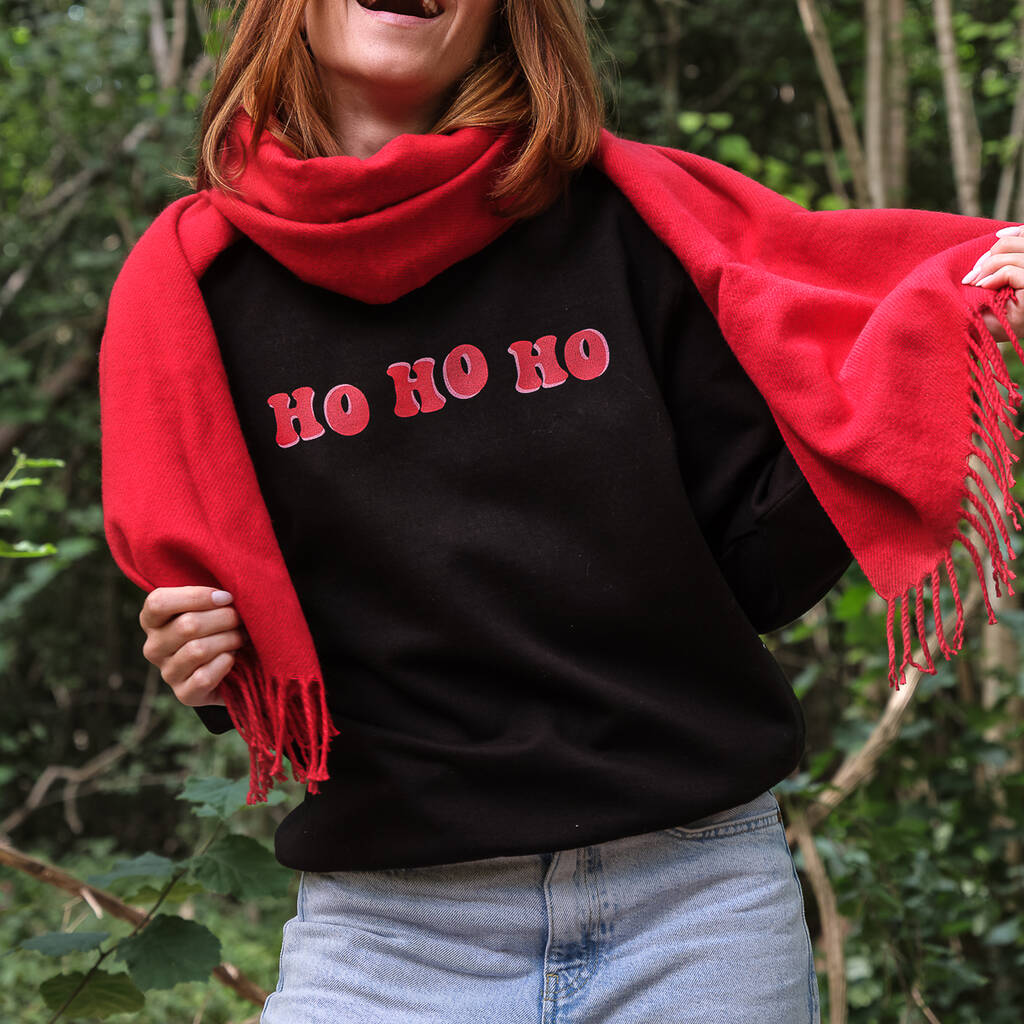 Ho Ho Ho Women's Christmas Jumper Sweatshirt