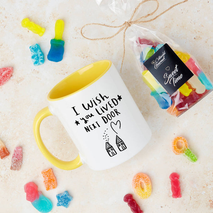 'I Wish You Lived Next Door' Friendship Mug and Sweet Set