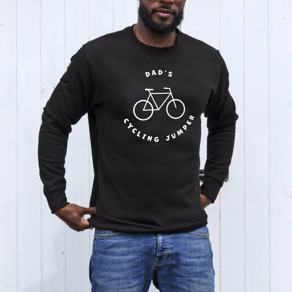 Men s Personalised Cycling Sweatshirt Ellie Ellie