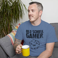 Old School Gamer 20 sided Dice Tshirt