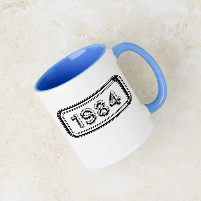 Personalised Birth Year Britpop Fathers Day Mug