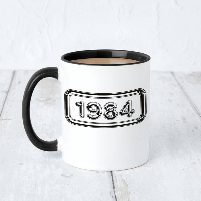 Personalised Birth Year Britpop Fathers Day Mug