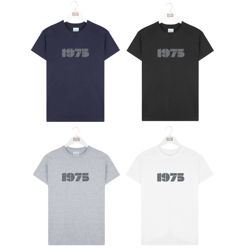 Personalised Birth Year Mens Tshirt