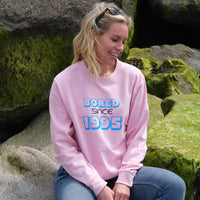 Personalised 'Bored since' Birth Year Sweatshirt Jumper