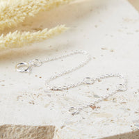 Personalised Name Silver Plated Heart Necklace