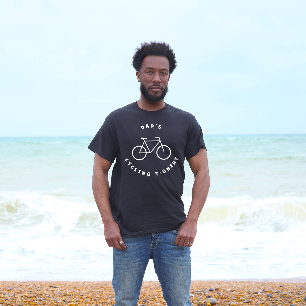 Personalised Father's Day Cycling Bike Tshirt Top