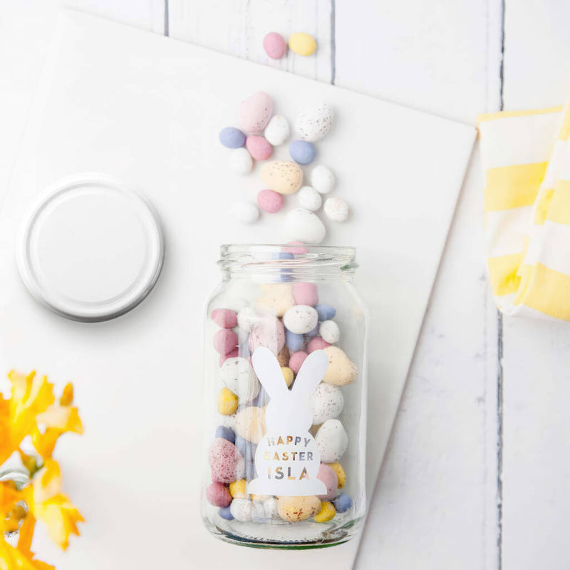 Personalised Easter Bunny Treat Jar