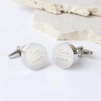 Personalised Grooms Party Wedding Cufflinks