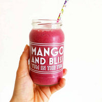 Personalised Juice Drink Glass Jar