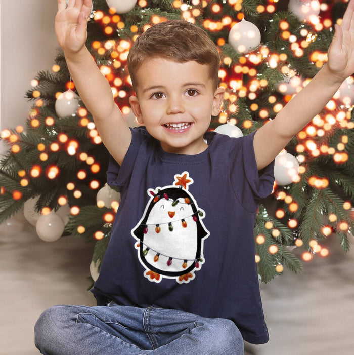 Personalised Kids Penguin T Shirt