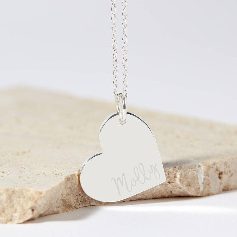 Always In Your Heart Mother’s Day Silver Plated Heart Necklace