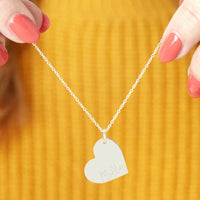 Always In Your Heart Mother’s Day Silver Plated Heart Necklace