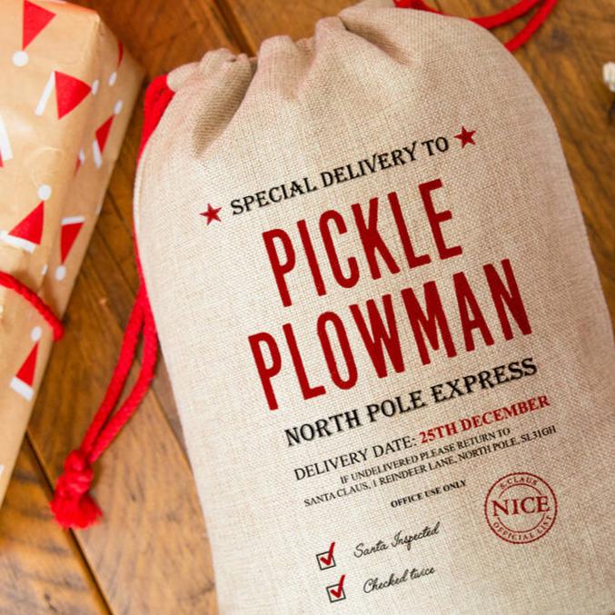 North Pole Express Personalised Pet Christmas Sack