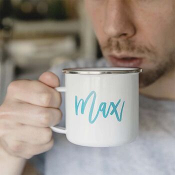 Personalised Retro Name Mug