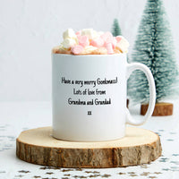 Personalised Winter Gonks Christmas Mug