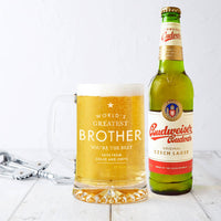 Personalised "Worlds Greatest Brother" Beer Tankard