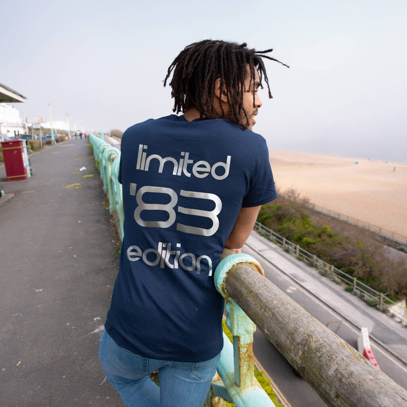 Personalised Year Limited Edition Back Print Tshirt