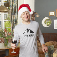 Piste Again Men's Long Sleeved Christmas T Shirt