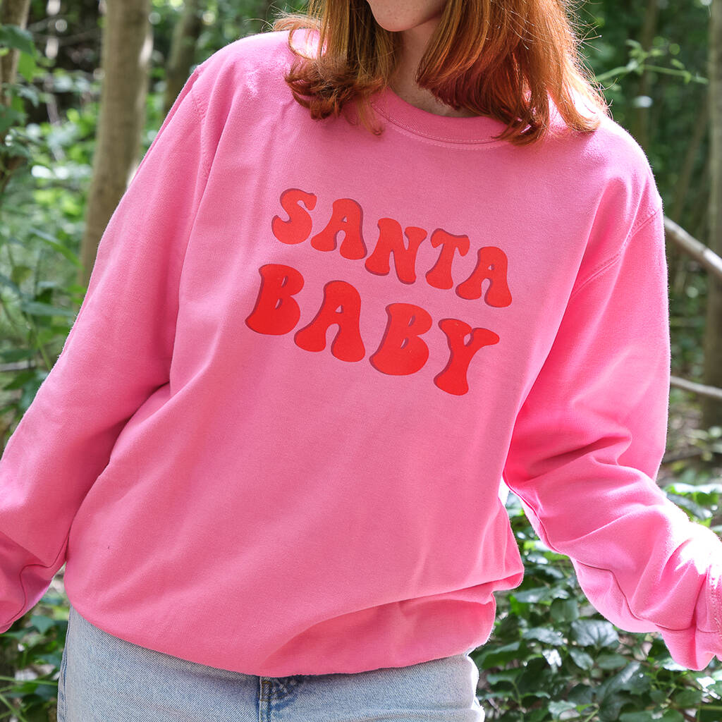 Santa Baby Women's Christmas Jumper Sweatshirt