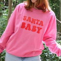 Santa Baby Women's Christmas Jumper Sweatshirt