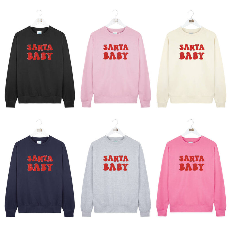 Santa Baby Women's Christmas Jumper Sweatshirt