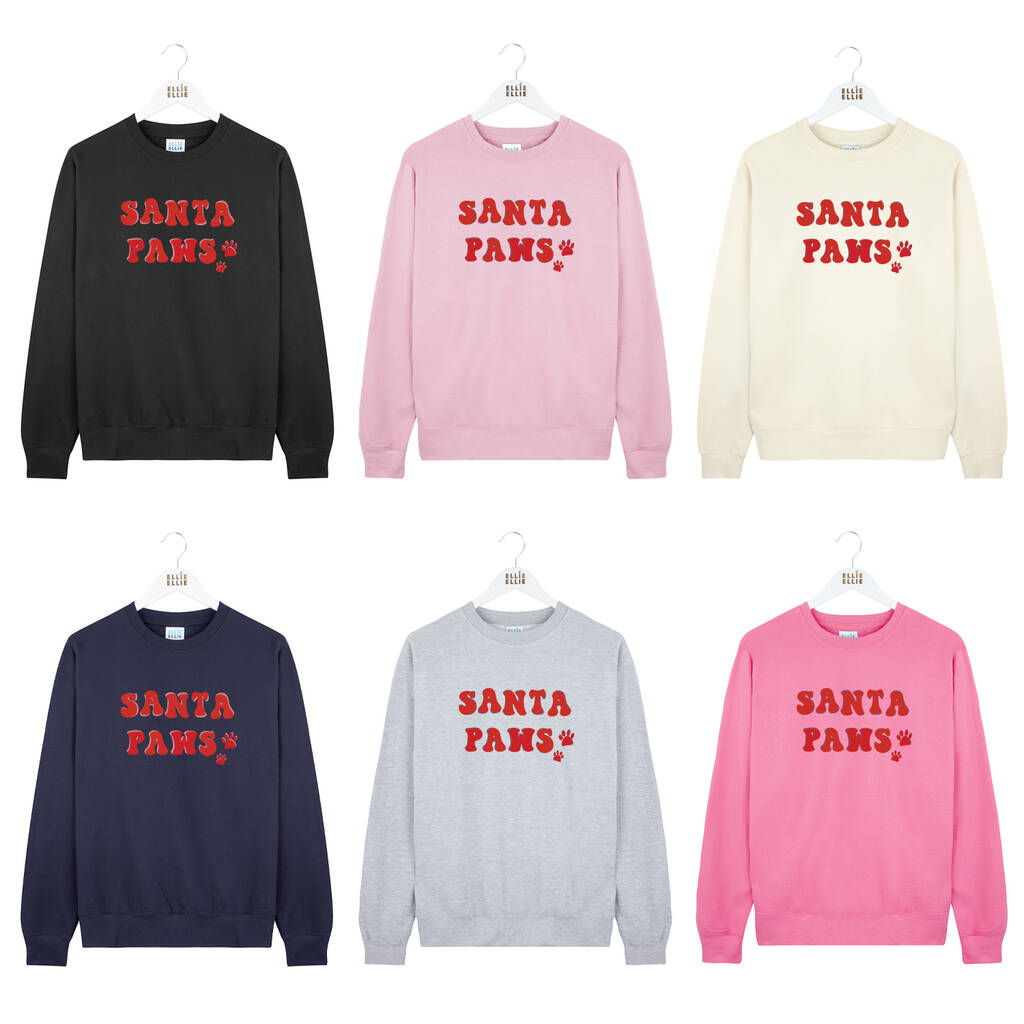 Santa Paws Christmas Jumper Sweatshirt