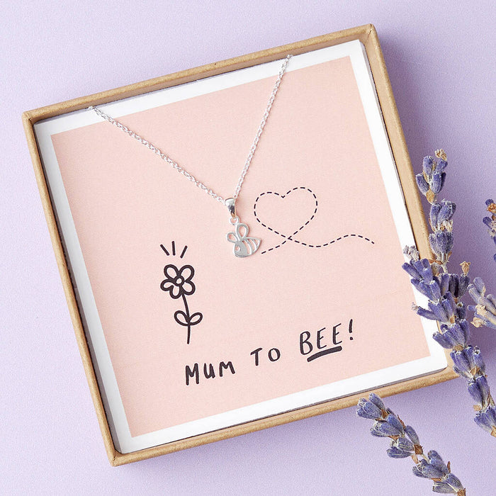 Sterling Silver Mum To Bee Mother's Day Necklace