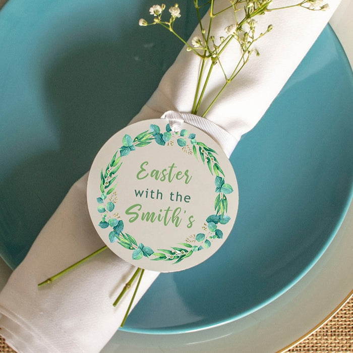 Easter With The' Wreath Place Setting