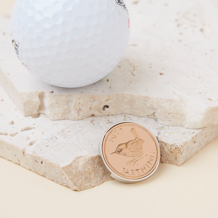 Farthing Coin Golf Marker 1920 To 1955