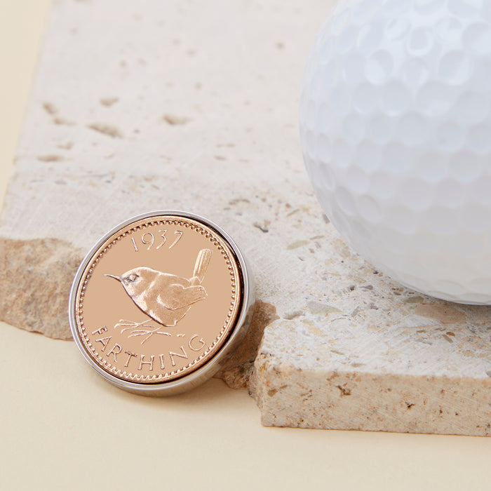 Farthing Coin Golf Marker 1920 To 1955