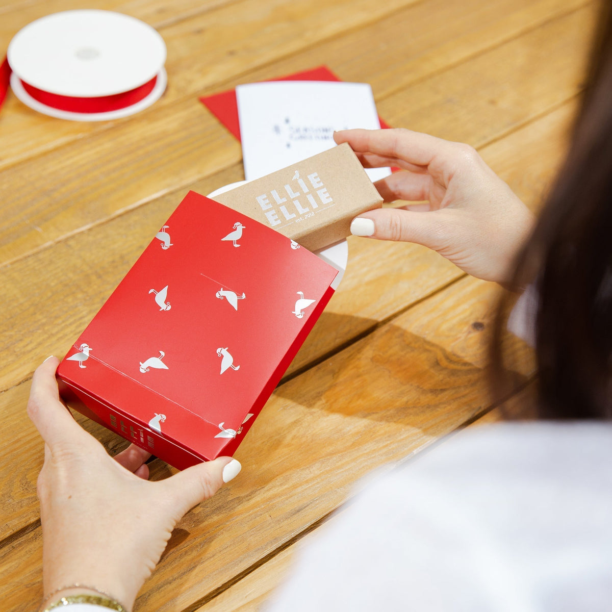 Remembrance Robins Appear Ceramic Christmas Decoration