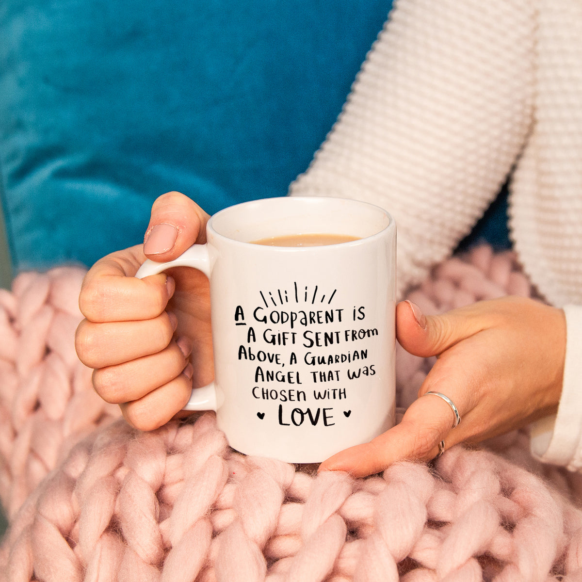 A Godparent Is A Gift Sent From Above, A Guardian Angel That Was Chosen With Love' Mug