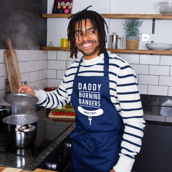 Personalised Burning Bangers Bbq Apron