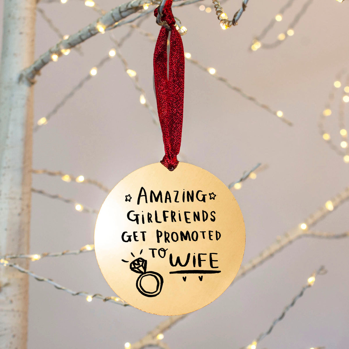 Amazing Girlfriends Get Promoted To Wife Christmas Decoration